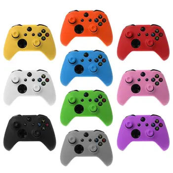 

Protective Cover Cap Analog Thumb Sticks Grip Soft Silicone Case Anti-Slip Waterproof for XBOX Ones Gamepad Controller 35EA