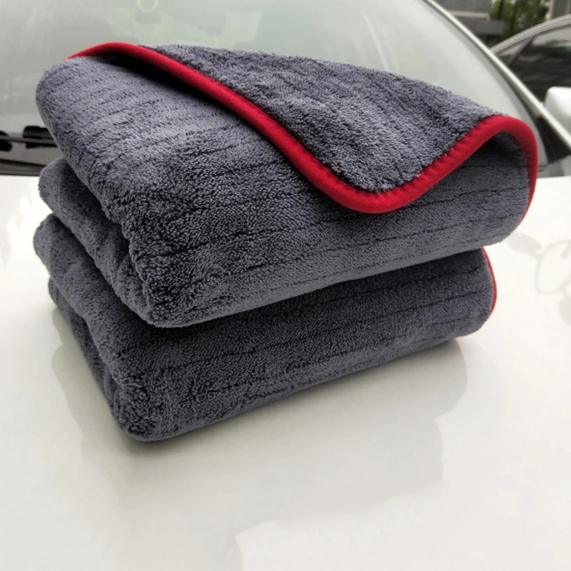 Полотенце из микрофибры для мытья автомобиля 90 х60 см 1200 г/м2|Губки тряпки и щетки| |