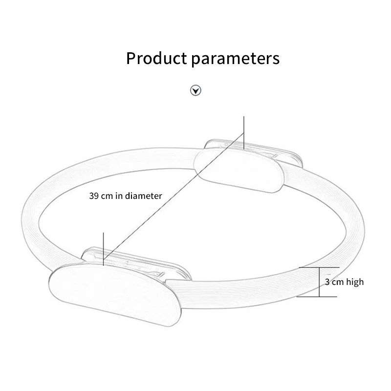 Кольцо для йоги, пилатеса, высокое качество, комфортное, спортивное, тренировочное, женское, фитнес, аксессуар, кинетическое сопротивление, Пилатес, круг