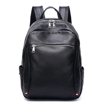 

Men Backpack New Fashion Men Real Leather Backpack Luxury Designer Genuine Leather Backpack Men High Quality Travel Backpack