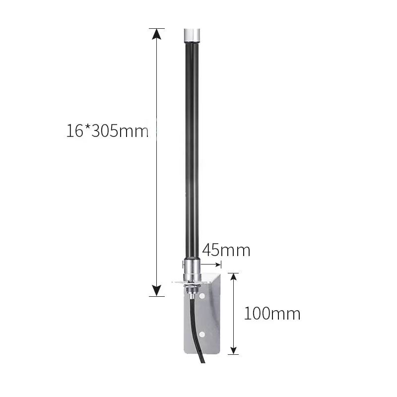 IP67 Waterproof 4G 5G Fiberglass Antenna Outdoor 8dBi 600-6000MHz Wifi Antena 5 Meters Extension RG58 SMA Male for DTU NB Model Wifi Antenna Antenna Signal Booster 4g Antenna Outdoor Antenna