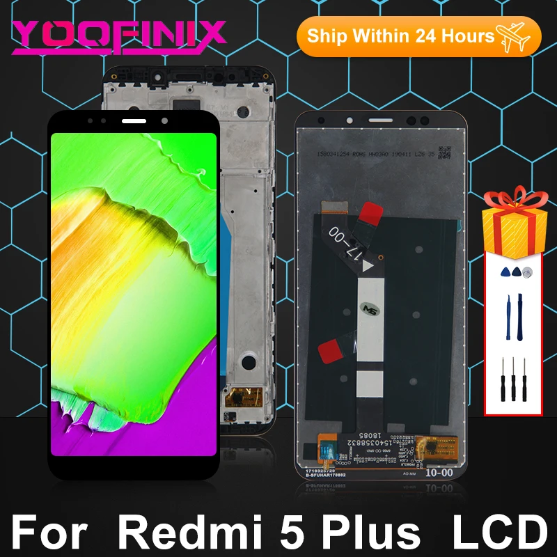 Дигитайзер сенсорного экрана для Xiaomi Redmi 5 Plus запасные части ЖК-дисплей Note MEG7