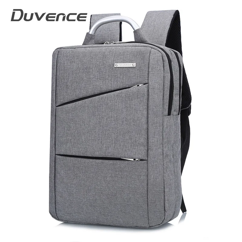 

15.6 inches Men's Laptop Backpack Large Capacity Travel Bags Male Solid School Backpacks Waterproof Computer Backpack Man Bags