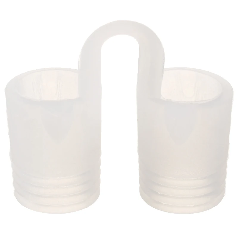 Silicone Anti Snoring Nose Vents Breathe Easy Sleep Aid Nasal Dilator Cones for Difficulties Breath and Habitual Mouth Open