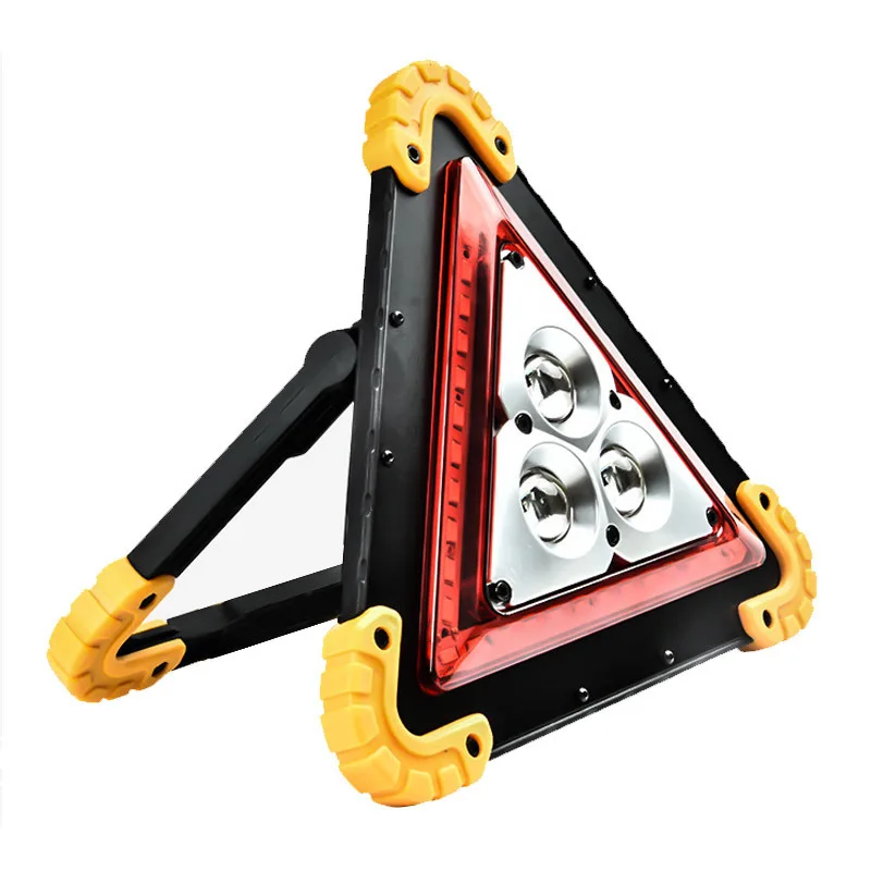 

Ou de wei Multi-functional with LED Triangular Warning Sign Emergency Triangular Warning Rack