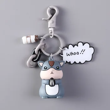 

New Year Year of the Rat Natal Year Action Figure Toys Hamster Keychain Cute Creative Small Gift Bag Pendant