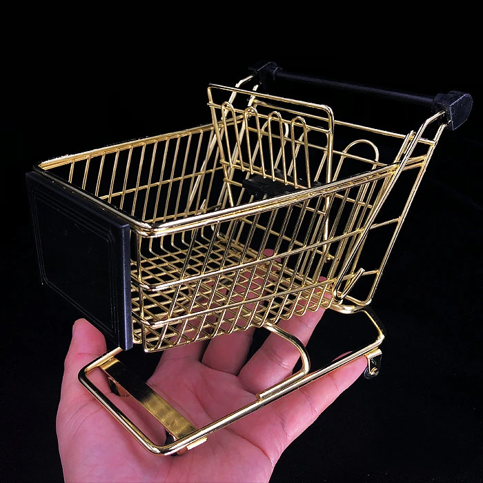 Set of 2 Toy Plastic Shopping Cart Accessories for 6 Inch Action Figures 