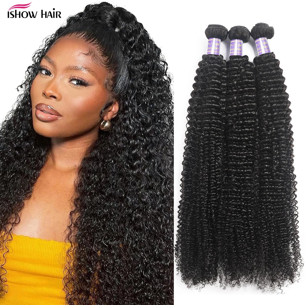 Barber Hovedløse mandat Ishow Malaysian Kinky Curly Hair Bundles Remy Human Hair Extensions Nature  Color Buy 1/3/4 Bundles Thick Kinky Curly Bundles|promotion|promotion  bundlepromotion hair - AliExpress