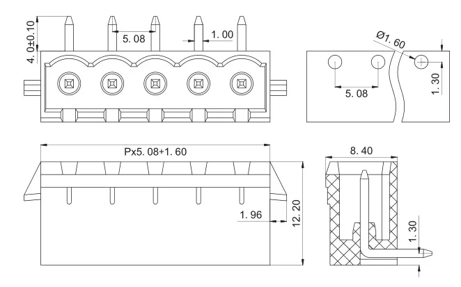 KF2EDGRG 5,08 2 P~ 12 разъем PCB вставной TEMINAL блок 5,08 мм 2PIN~ 12PIN MSTBA 2,5G RN 1926015 PHOENIX контакт DEGSON