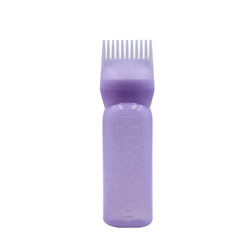 3 цвета, бутылка для краски волос, пластиковая бутылка с распылителем, аппликатор для салонов, окрашивание волос, инструмент для укладки волос, 160 мл - Цвет: Purple-Spray Bottle