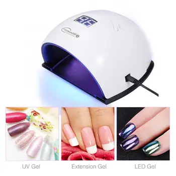 

US Plug 110-240V UVLED Nail Lamp Nail Dryer for Nail Gel Polish Curing with Smart Sensor Manicure Pedicure Tool Nail Accessory