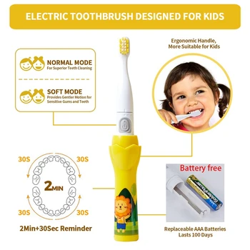 

GEVILAN Sonic Toothbrush IPX6 Waterproof Children's Electric Toothbrush