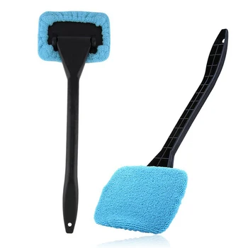 

1PC Home Practical Gadget Car Window Brush Glass Cleaner Wiper Scraper Brush Cleaning Tool Kit Automobile Windshield Cleaner