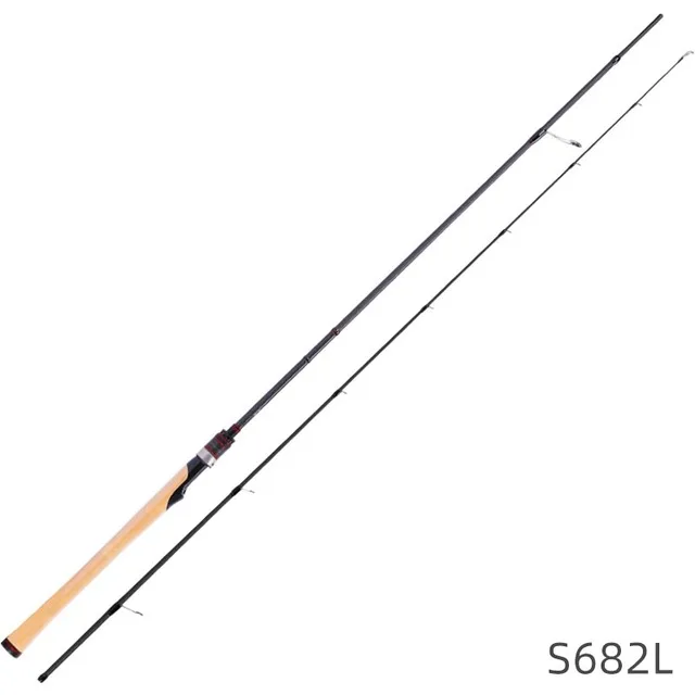TSURINOYA для рыбалки стержень ELITE Ⅲ 1,95 м 2,03 м 2,09 м 2,13 средний Светильник FUJI руководство аксессуары литье спиннинг углерода приманка стержень - Цвет: S682L