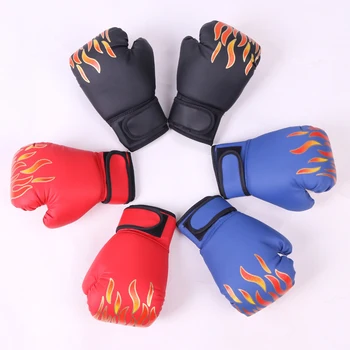 

2pcs Child Boxing Gloves Kids Professional Training Fighting Gloves Boxing Training Fighting Gloves Kid Breathable Sparring Flam