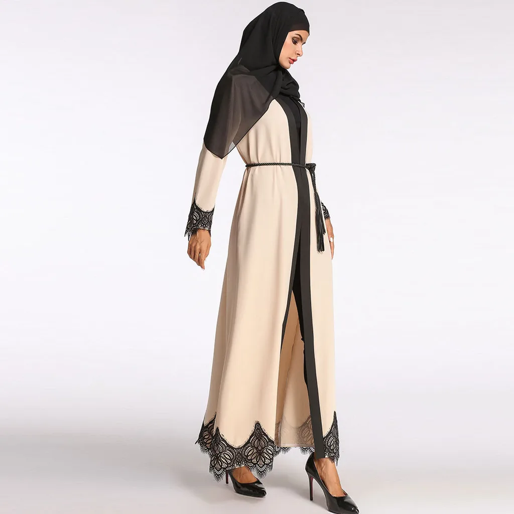 Abayas для женщин мусульманская длинная абайя красивые мусульманские платья