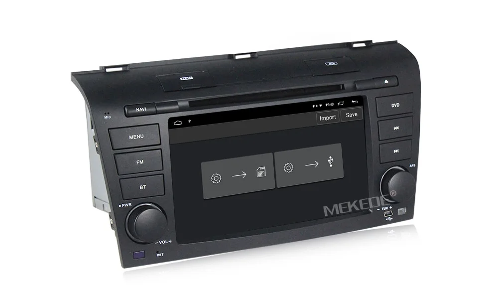 Sale MEKEDE Car Multimedia player Android 9 DSP car DVD player For Mazda3 Mazda 3 2004-2009 32G ROM GPS navigation radio stereo WIFI 8