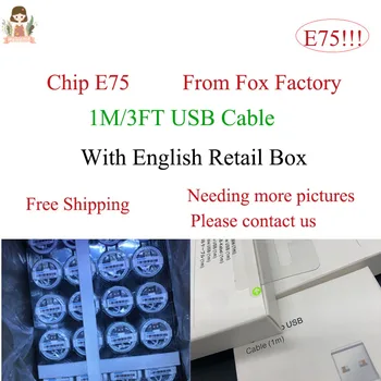 

100pcs,1m/3ft with iron Sync Data USB charging cable from Foxconn For iP X XS XR MAX 6 7 8 With packing box