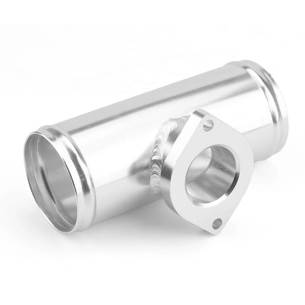 

3" / 76mm Inlet & Outlet OD Turbo Aluminum Flange Pipe Silver For GD-RS FV RZ BOV Blow Off Valve Adapter Flange Pipe