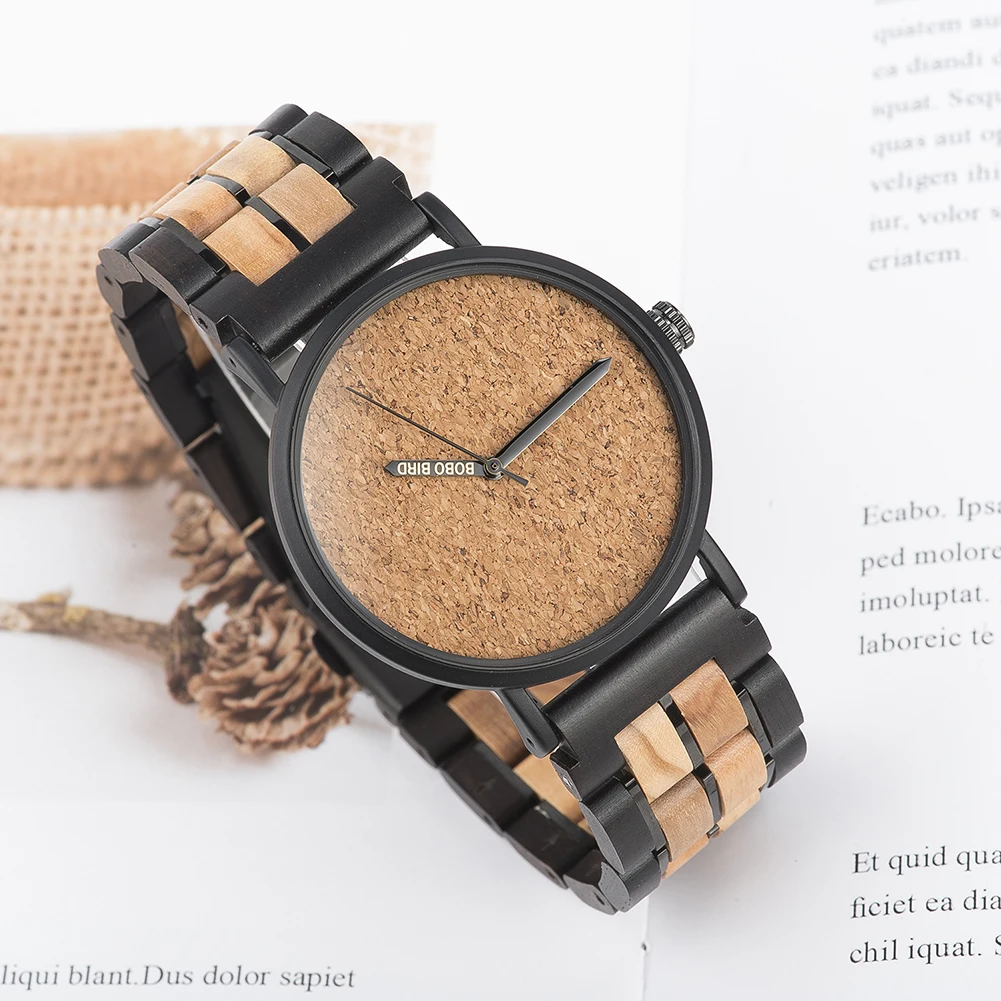 Reloj hombre BOBO BIRD деревянные часы Япония движение кварцевые наручные часы мужские часы relogio masculino дропшиппинг