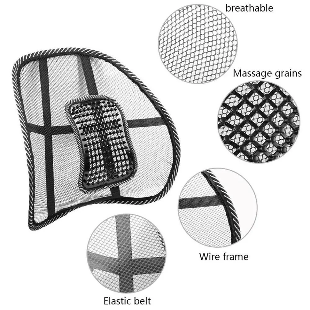 Кресло офисная Подушка черная дышащая спинка 1 шт. | Автомобили и мотоциклы