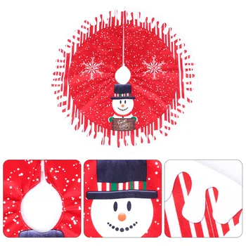 

1 Pc Xmas Tree Skirt Xmas Tree Decor Tree Apron Tree Bottom Cover Tree Skirt for Store Home Bar Cafe