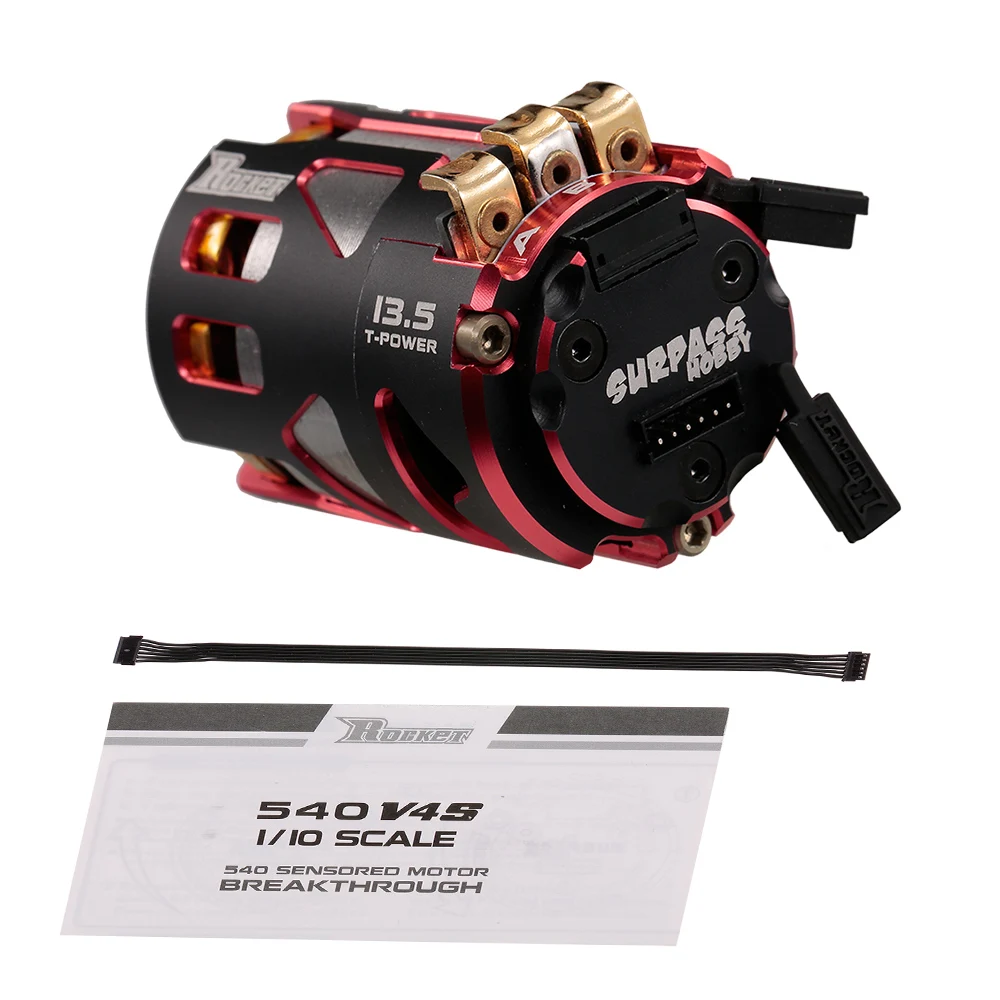 

RC Car Brushless Motor V4S 540 4.5T 8.5T 13.5T Dual Sensored Racing Motor for MODIFIED 1:10 RC Racing Drifting Cars