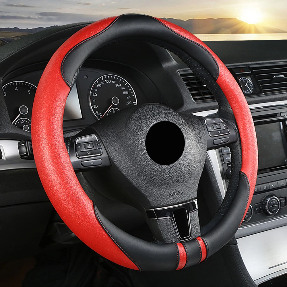 Универсальные аксессуары для интерьера, чехол на руль, подходит для Fiat 500 Fiat Panda Tipo 500X Fiat 500L Doblo Ducato Fiorino Talento