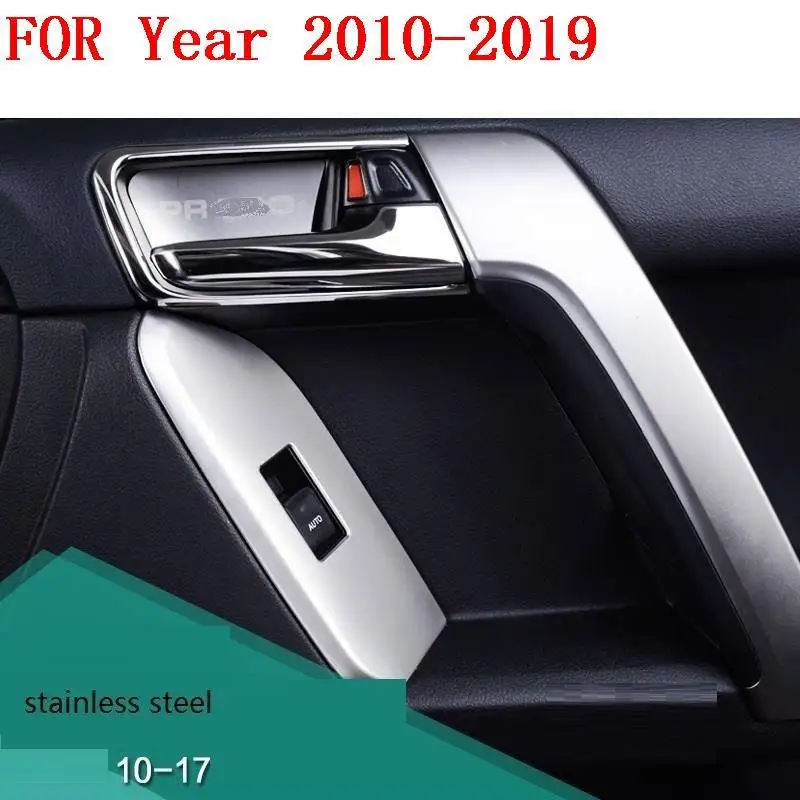 Автомобильная дверная ручка, хромированная декоративная Автомобильная Стайлинг, защита, аксессуары 10 11 12 13 14 15 16 17 18 19 для Toyota Prado - Название цвета: MODEL A