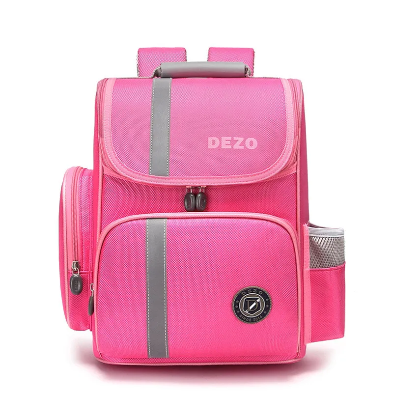 Ранец, школьные сумки, школьный ранец, рюкзаки для детей, школьная сумка для девочек, mochilas escolares infantis - Цвет: rose red