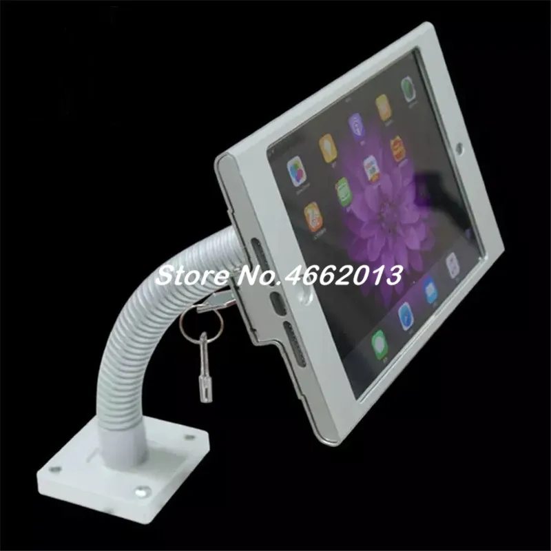 

tablet stand holder on the wall/desktop, security tablet aluminum housing, with anti-theft mount enclosure for iPad mini1/2/3/4