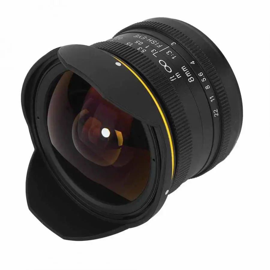 KamLan 8 мм F3.0 APS-C ручной широкоугольный объектив рыбий глаз для DSLR камеры DSLR Объектив рыбий глаз широкоугольный объектив рыбий глаз