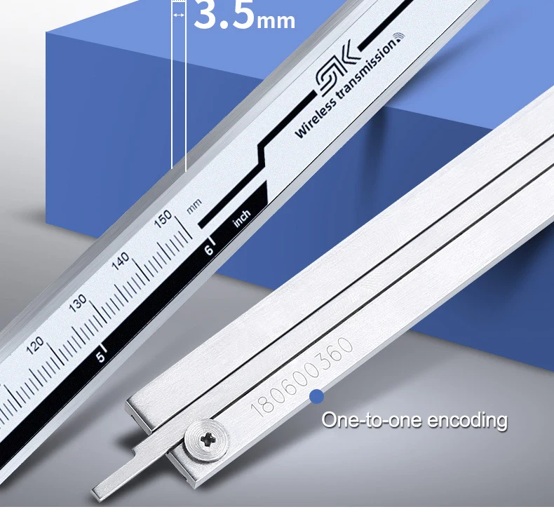 caliper digital display lcd mea