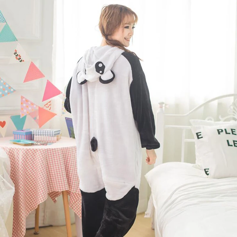Adult Panda Cartoon Kigurumi Cosplay Costume Women Loose Kid Winter Animal Onesie Jumpsuit Boy Anime Flannel Pajamas Sleepwear Adult Panda Cartoon Kigurumi Cosplay Costume Women Loose Kid Winter Animal Onesie Jumpsuit Boy Anime Flannel Pajamas Sleepwear