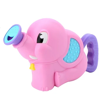 

Baby Bath Toys Children'S Bathroom Water Toys Cartoon Elephant Shower Hand Pump Water Spray Pink + Purple + Blue