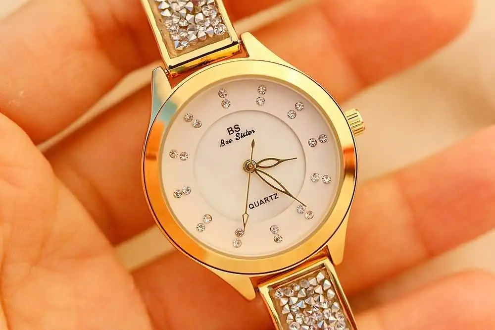 Новые бриллиантовые ЖЕНСКИЕ НАРЯДНЫЕ часы, женские Стразы, кварцевые часы, модные женские круглые Кристальные часы, relojes para mujer