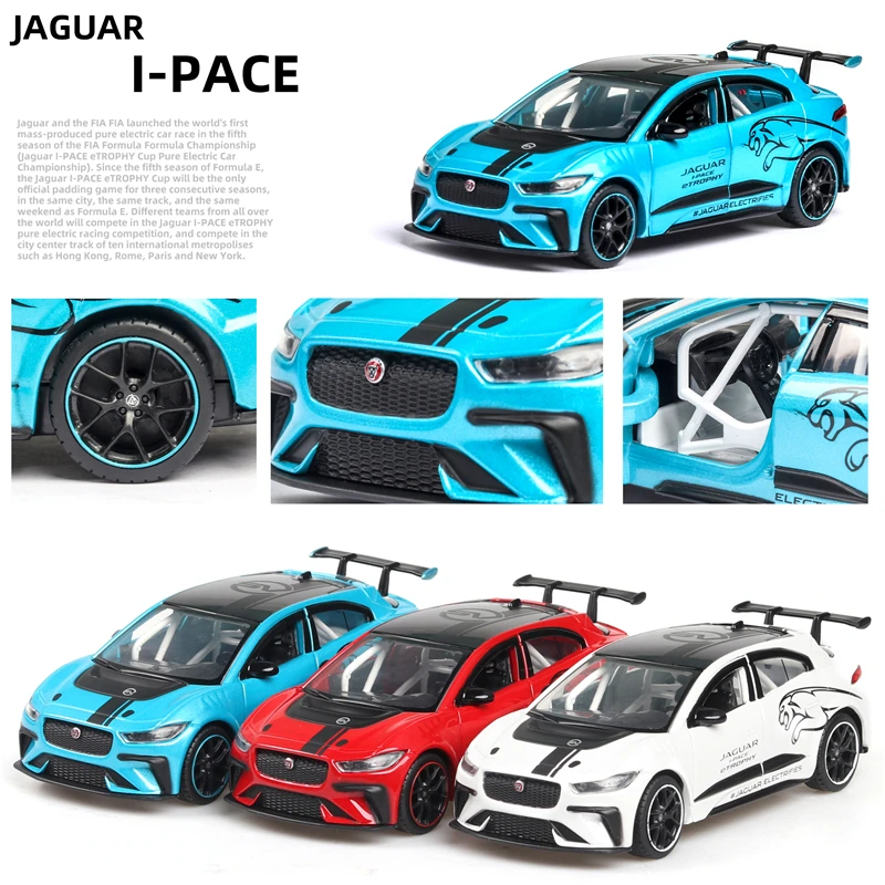 MEOA Новая Модель гоночного автомобиля 1:36 I-Pace Etrophy с огнями/звуком, функция быстрого и яростного Diecasts& Toy Vehicles подарок