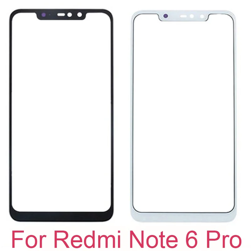 Note 7 6 Pro Передняя панель для Xiaomi Redmi Note 8 Pro Note7 сенсорный экран сенсор Redmi Note6 Pro ЖК-дисплей дигитайзер стеклянная крышка