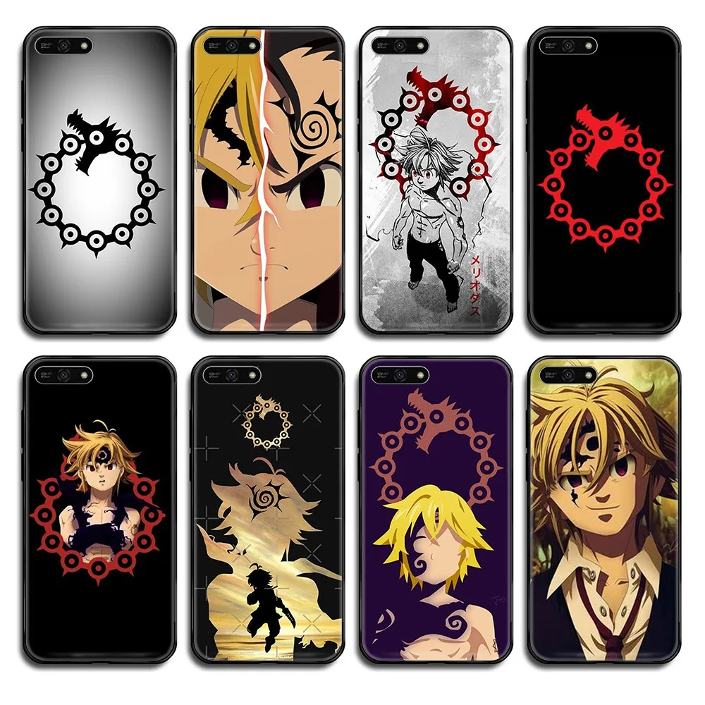 nanatsu no taizai Japan anime painting waterproof coque black Phone case For Huawei Honor Mate 5 6 7 8 9 10 20 30 A C X Lite Pro | Мобильные