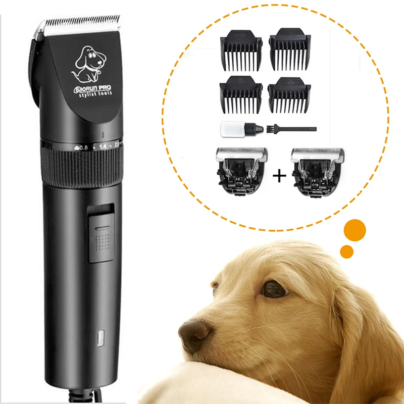 Pet Grooming High Power Professional Electric Hair Clipper Cat Dog Trimmer Animals Haircut Machine | Дом и - Цена: 2 024,23 руб.