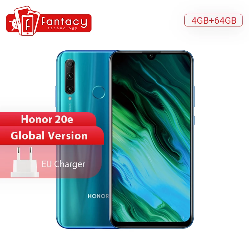 Global Version Honor 20e 20 e Cellphone Kirin 710 Octa Core 6.21'' 4GB 64GB 24MP Triple Cameras Smartphone Google Play Global Version Honor 20e 20 e Cellphone Kirin 710 Octa Core 6.21'' 4GB 64GB 24MP Triple Cameras Smartphone Google Play