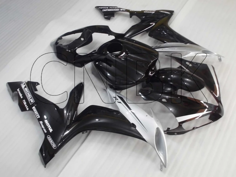 YZF R1 2006 комплекты обтекателей YZF1000 черно белый обтекатель для YAMAHA YZFR1 2004