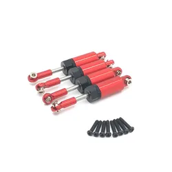 HS Ring Speed 18301-02 18311-12 18321-22 RC Car Metal Upgrade Hydraulic Front and Rear Shock Absorbers Set of 4 Pcs
