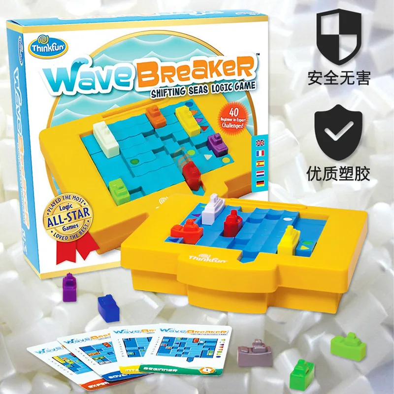 

America ThinkFun Waves Exercise Capacity for Reasoning And Logical Thinking Children Students Educational Toy