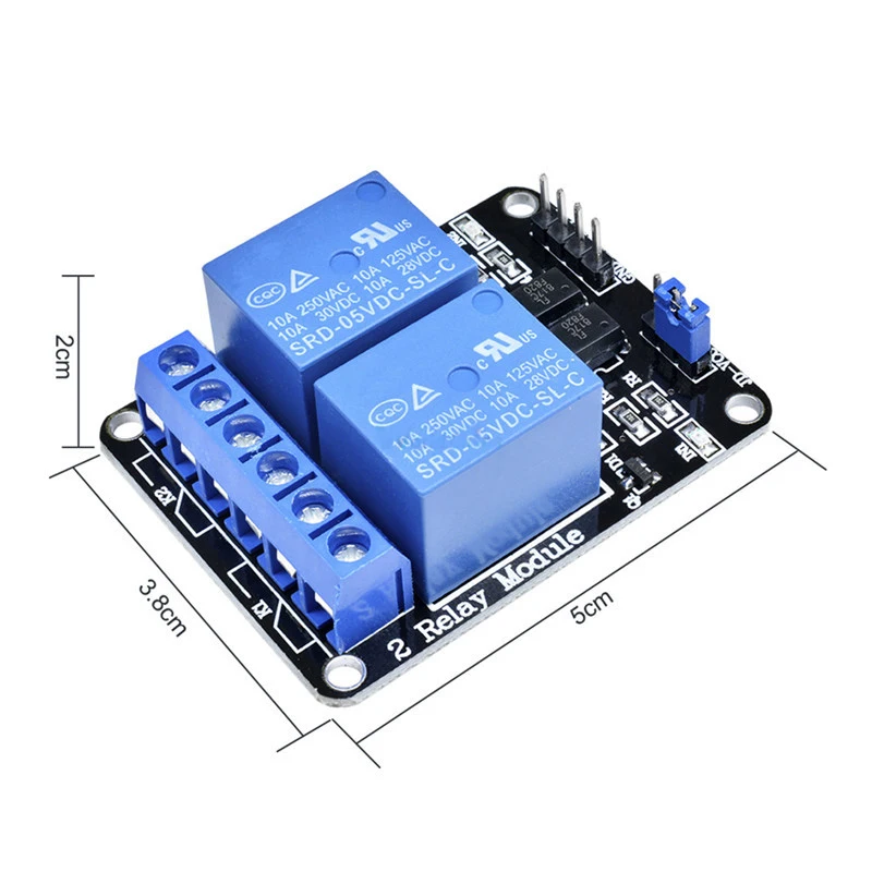 JABS 1 шт. 12 В 2 канала релейный модуль щит для Arduino Arm Pic Avr Dsp электронный