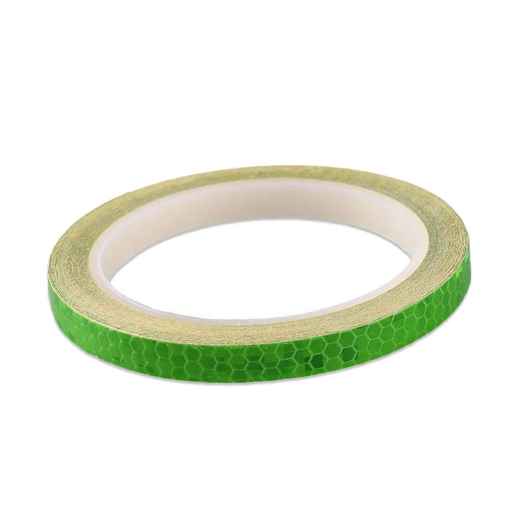 Tape 8M Car Bike Motorcycles Safety Warning Sticker Film Bright Glow Self Adhesive DIY Conspicuity Decal Night - Цвет: Green