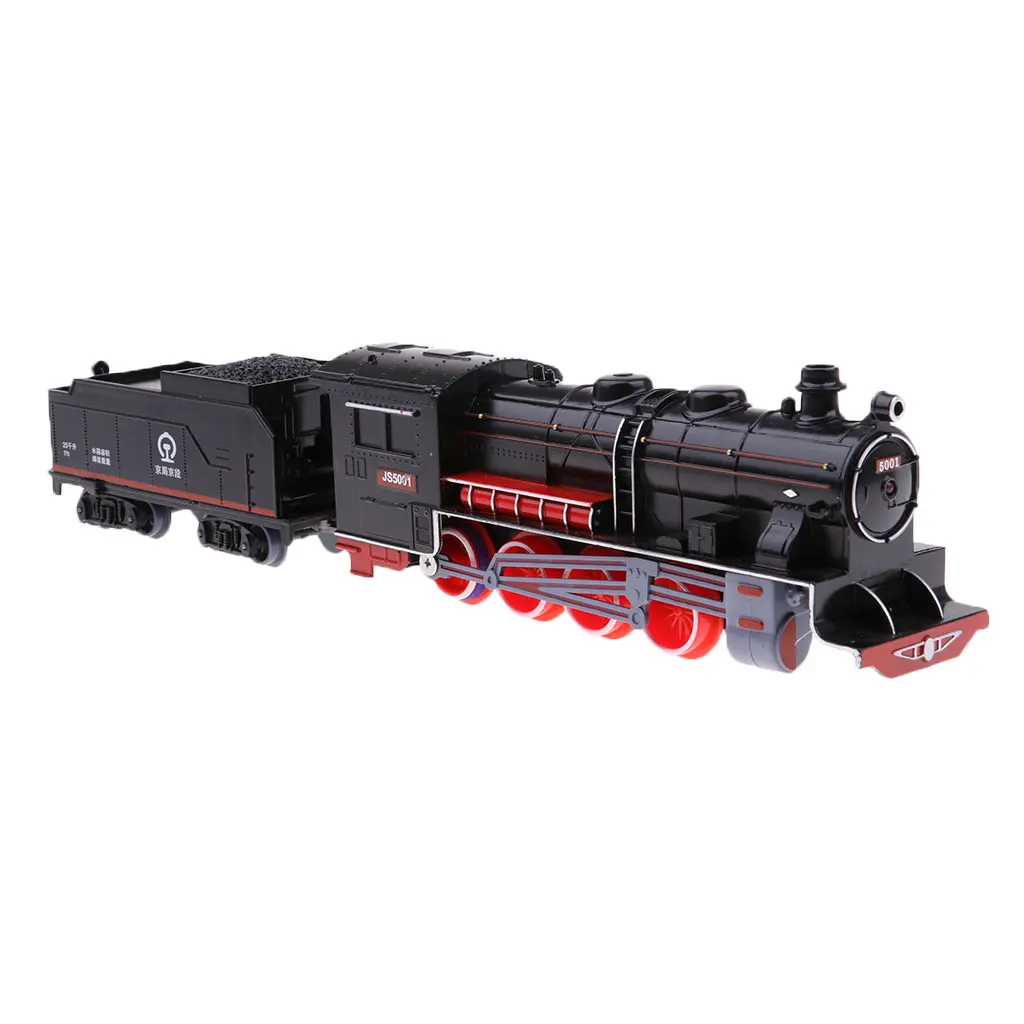 Children Toy Chinese Steam Locomotive Model Coal Cars Model Accessories