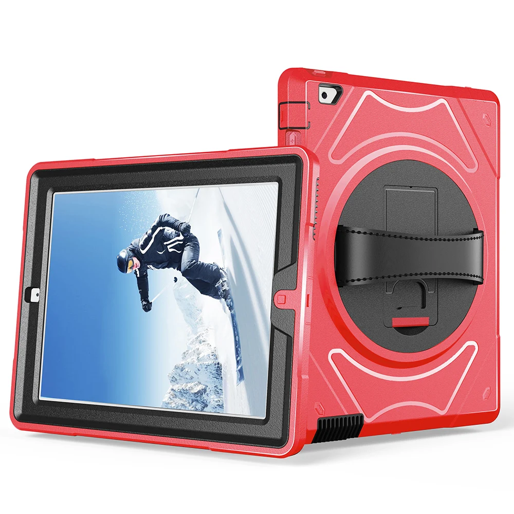 Защитный чехол для iPad 2/3/4 планшет детский безопасный сверхпрочная твёрдая обложка для Apple iPad 234 9,7 дюймов планшет Противоударная защита MTL01 - Цвет: red