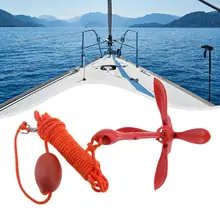 11,8 дюймов Портативный складной 1,5 кг/3,3 фунтов красный углерода Сталь буек комплект для каноэ байдарка лодка парусная лодка для рыбалки Jet плот