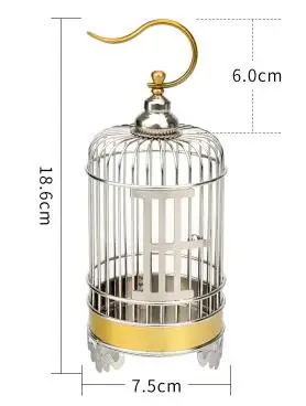 Винтаж нержавеющая сталь античный крикет Хранитель клетка устройство насекомых/птица коробка аксессуары инструменты - Цвет: as photo
